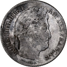 France, Louis-Philippe I, 1 Franc, 1836, Paris, Silver, VF(30-35), Gadoury:453