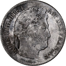 Francia, Louis-Philippe I, 1 Franc, 1836, Paris, Argento, MB+, Gadoury:453