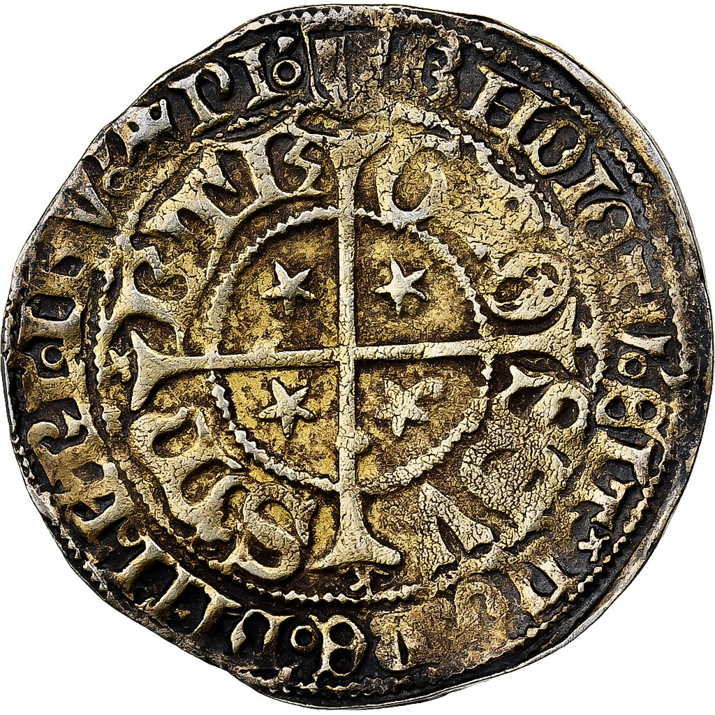 Messin Republic, Gros, 1406-1540, Metz, Silver, EF(40-45), Boudeau:1659