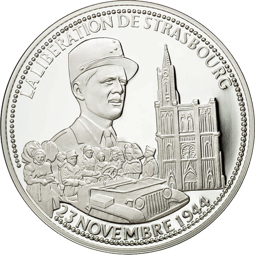 Frankreich, Medal, La Libération de Strasbourg, History, STGL, Silber