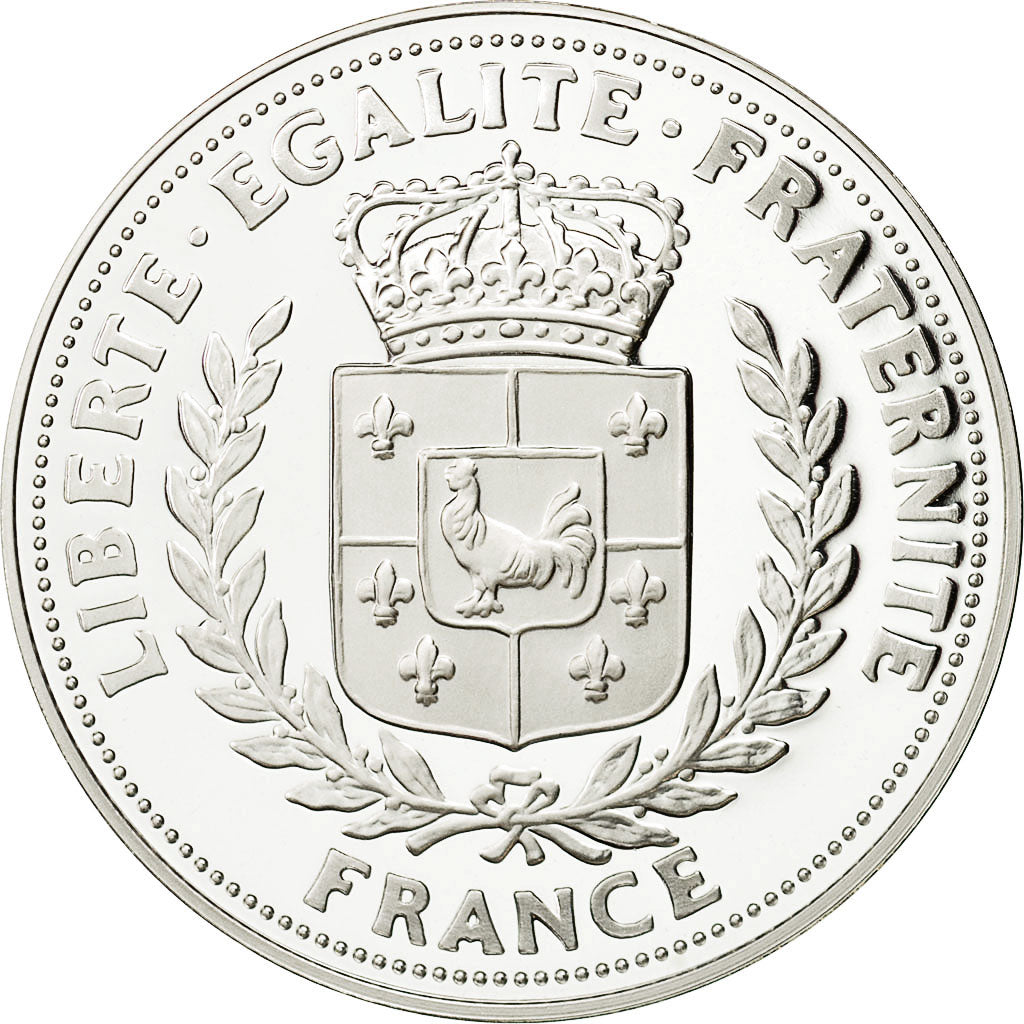 France, Medal, La Bataille des Ardennes, History, MS(65-70), Silver
