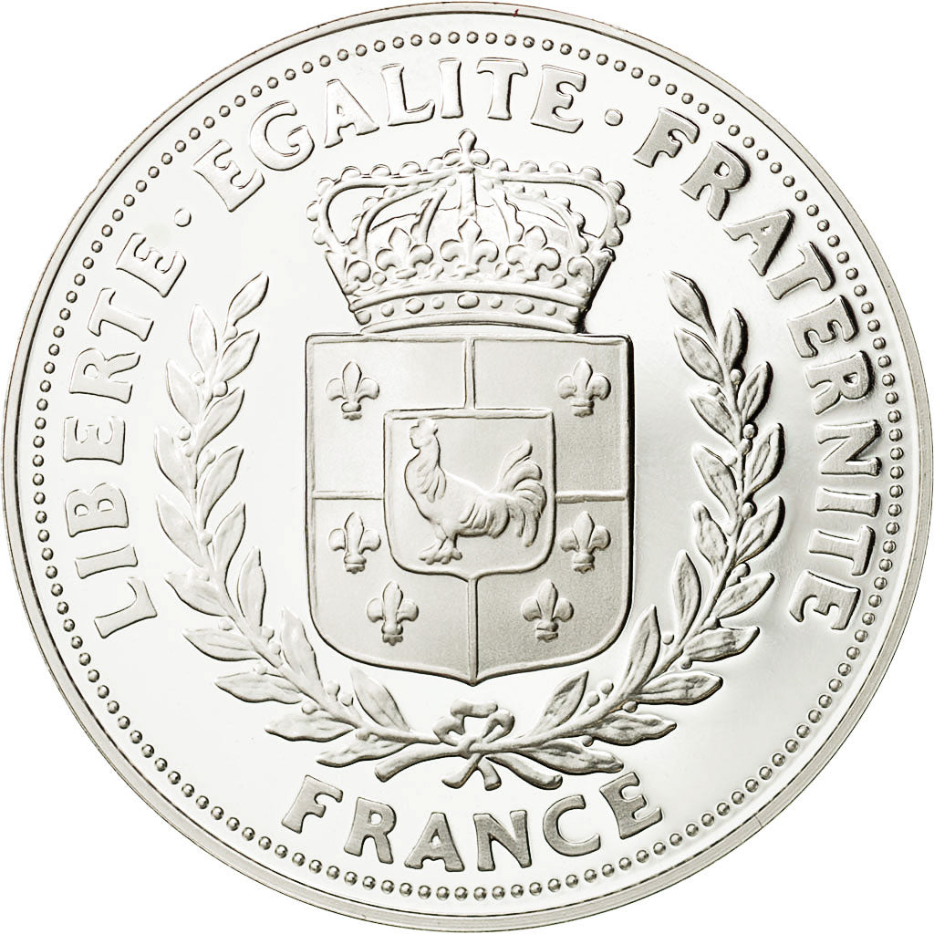 Francia, Medal, Résistance - Jean Moulin, History, FDC, Plata
