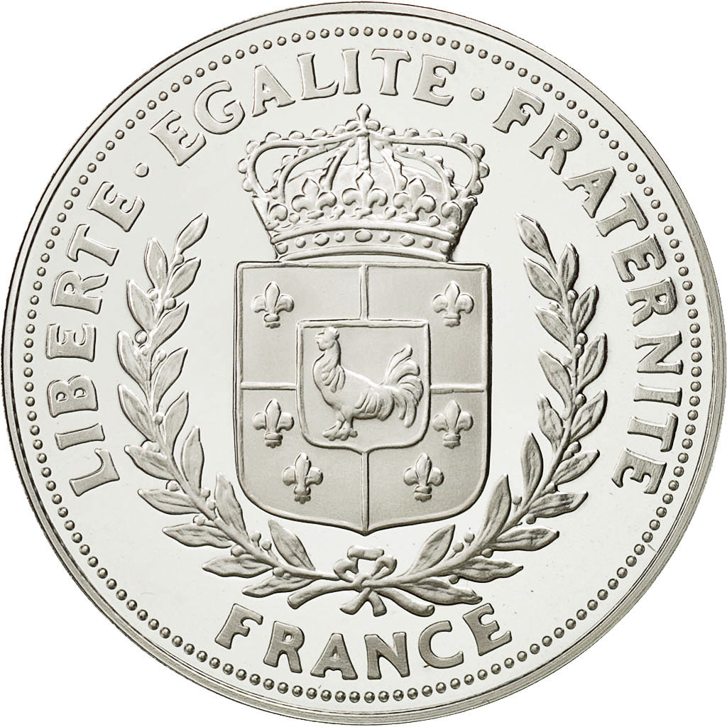 França, Medal, Marianne Triomphante, História, MS(65-70), Prata