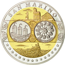 San Marino, Medal, Europa, Politics, Society, War, FDC, Argent