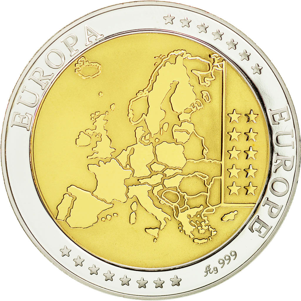 San Marino, Medal, Europa, Politics, Society, War, FDC, Argent