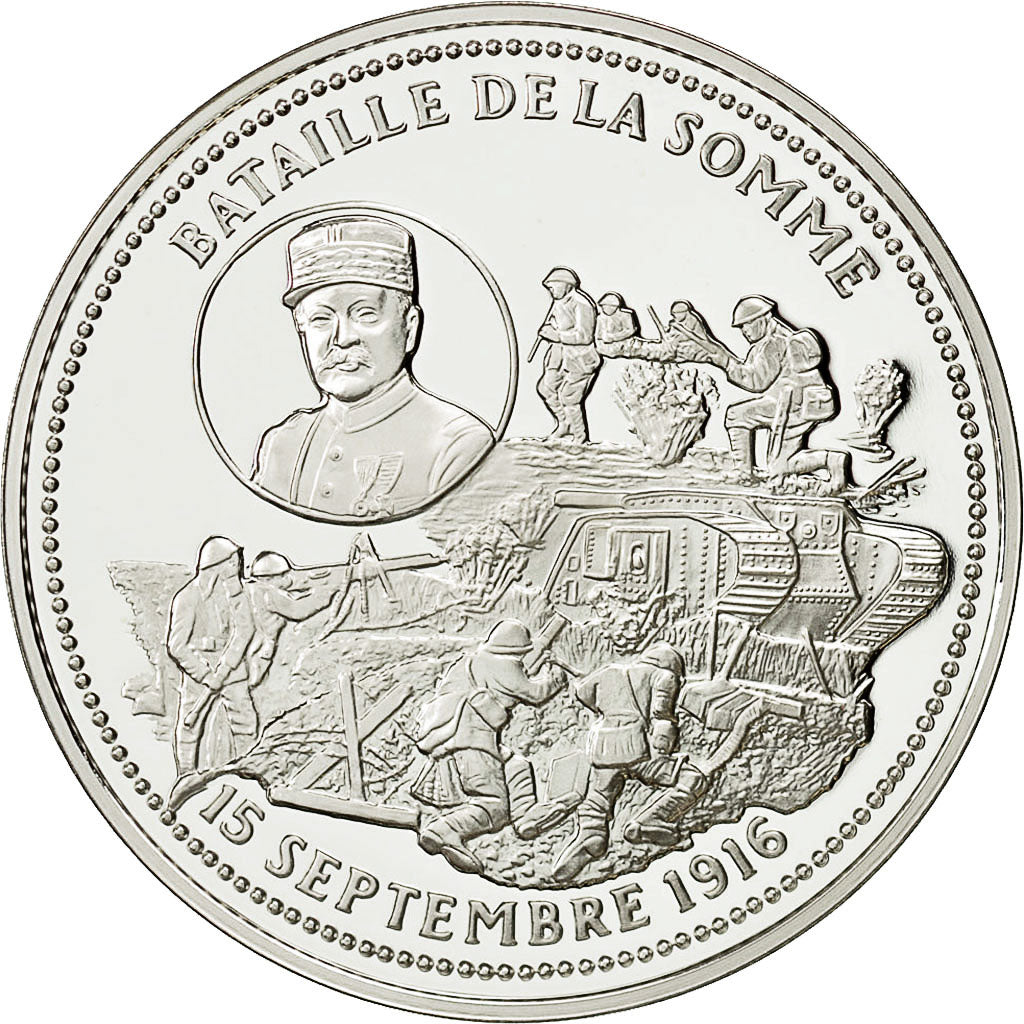 Frankreich, Medal, Centenaire Première Guerre Mondiale, Bataille de la Somme