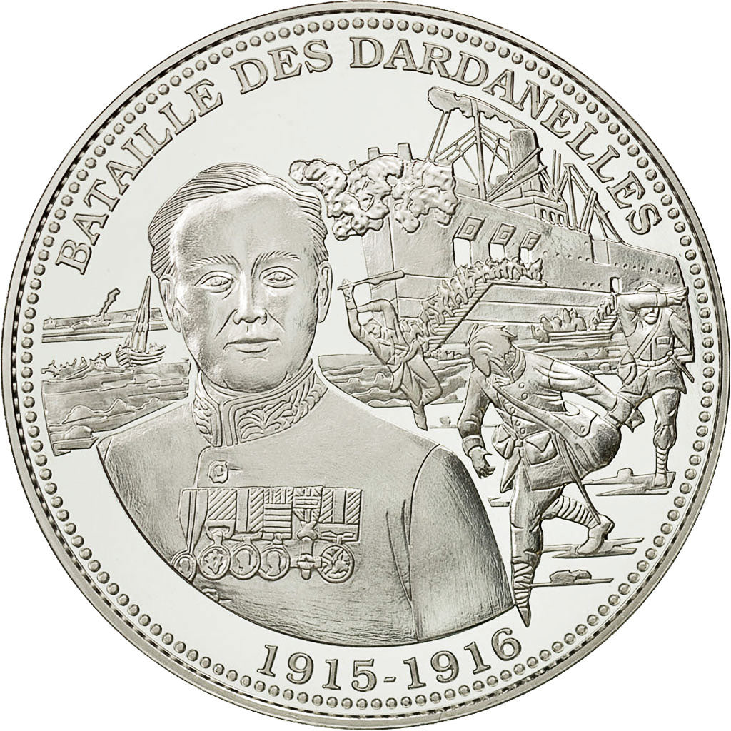 France, Medal, Centenaire Première Guerre Mondiale, Les Dardanelles, History