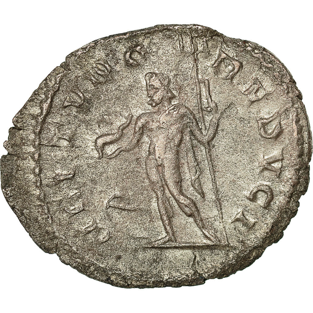 Moneta, Postumus, Antoninianus, AD 262, Treveri, BB+, Biglione, Cohen:205