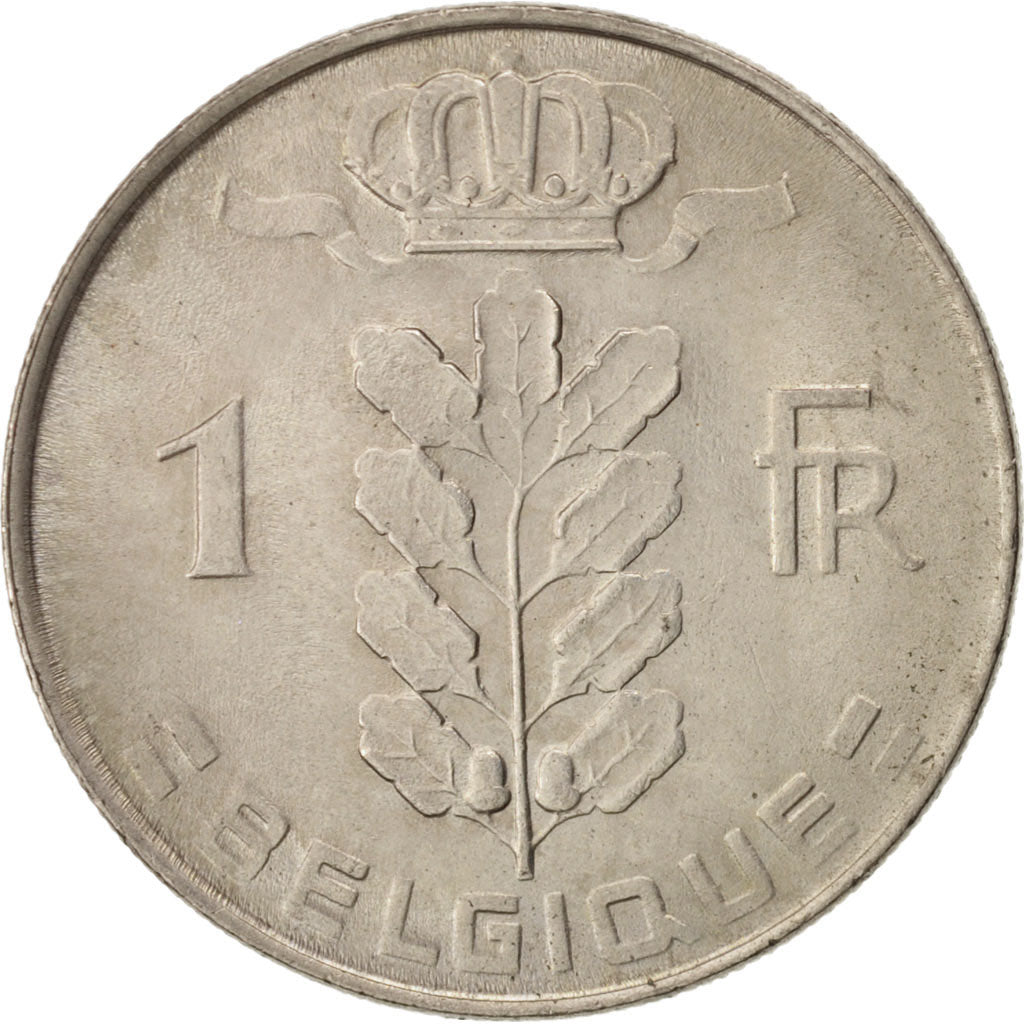 Coin, Belgium, Franc, 1973, MS(63), Copper-nickel, KM:142.1