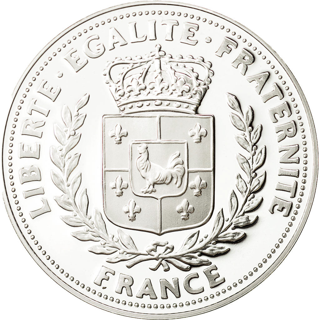Francia, Medal, Nos Grands Hommes, Louis Braille, History, FDC, Plata