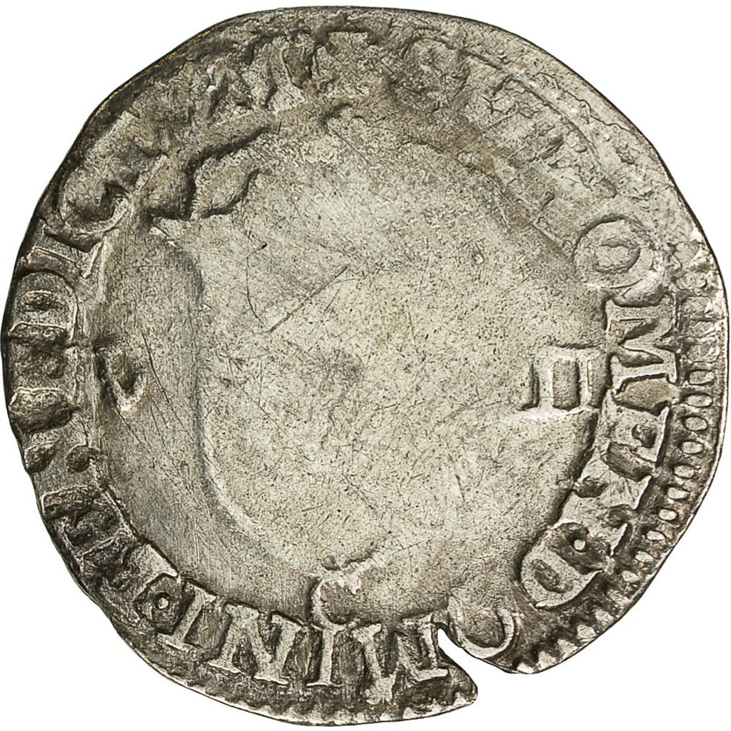Moneta, Francja, Henri IV, 1/8 Ecu, 1606, Saint Lô, F(12-15), Srebro