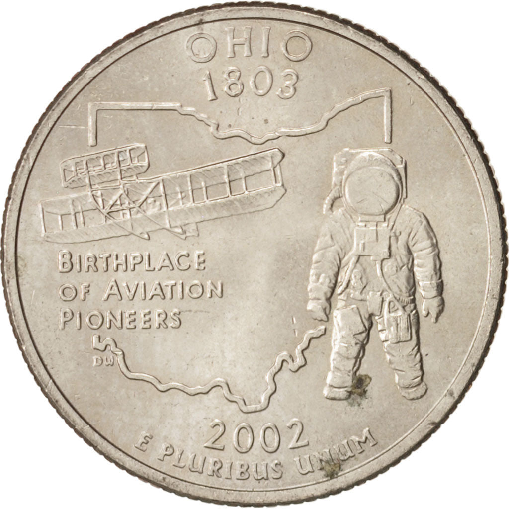 Coin, United States, Quarter, 2002, U.S. Mint, Denver, MS(63), Copper-Nickel