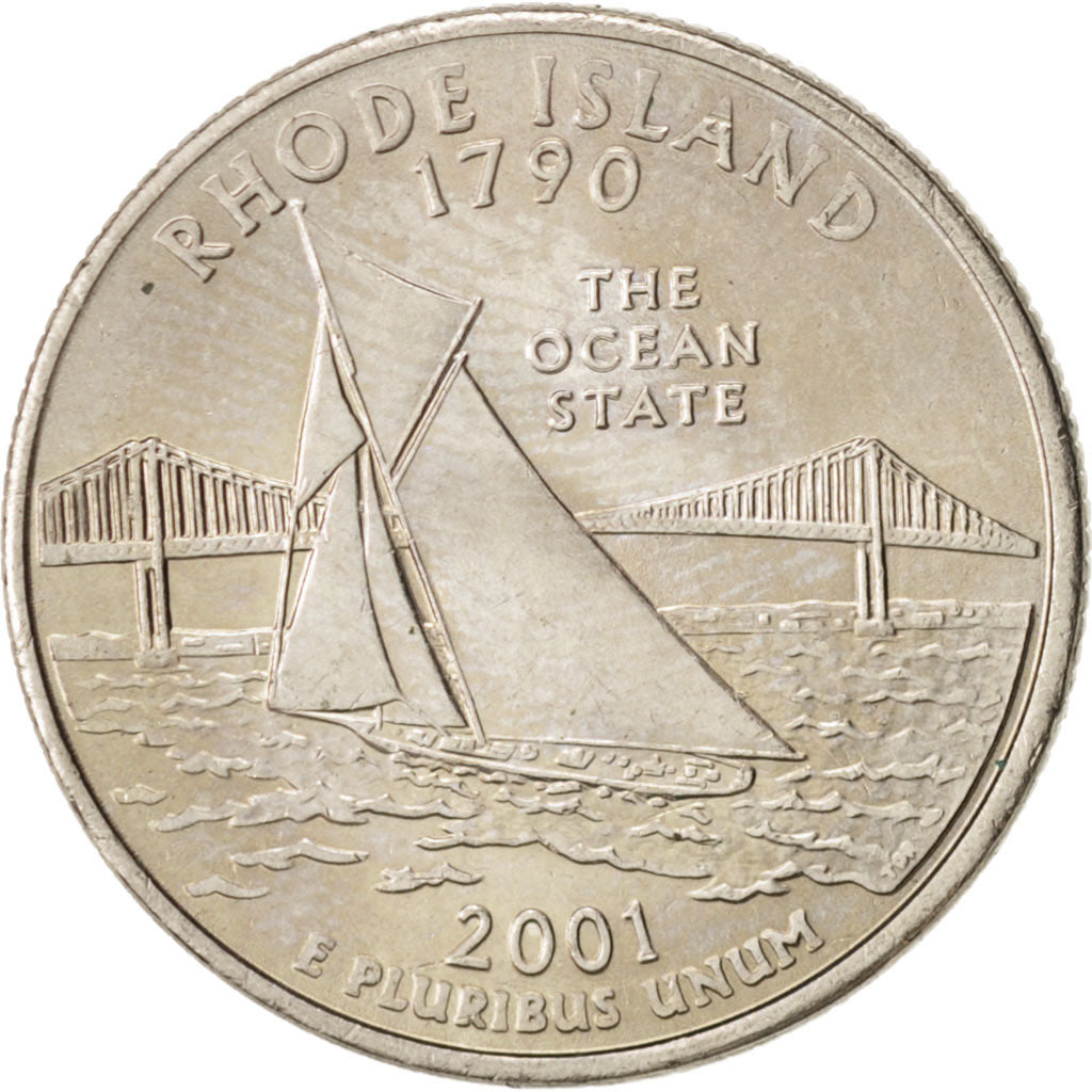 Coin, United States, Quarter, 2001, U.S. Mint, Denver, MS(63), Copper-Nickel