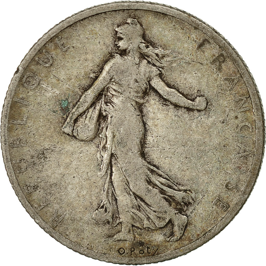 Moneta, Francia, Semeuse, 2 Francs, 1899, Paris, MB, Argento, KM:845.1