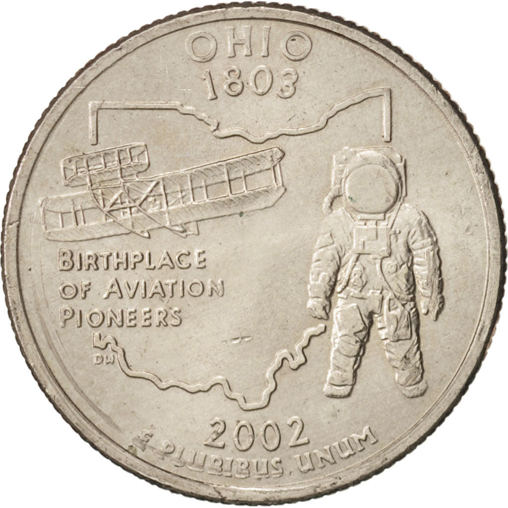 Coin, United States, Quarter, 2002, U.S. Mint, Denver, MS(64), Copper-Nickel
