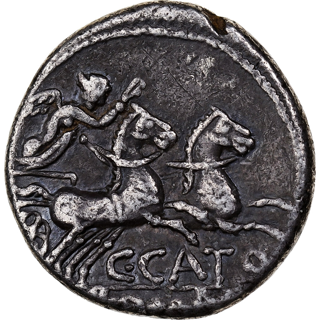 Porcia, Denarius, 123 BC, Rome, Silver, EF(40-45), Crawford:274/1