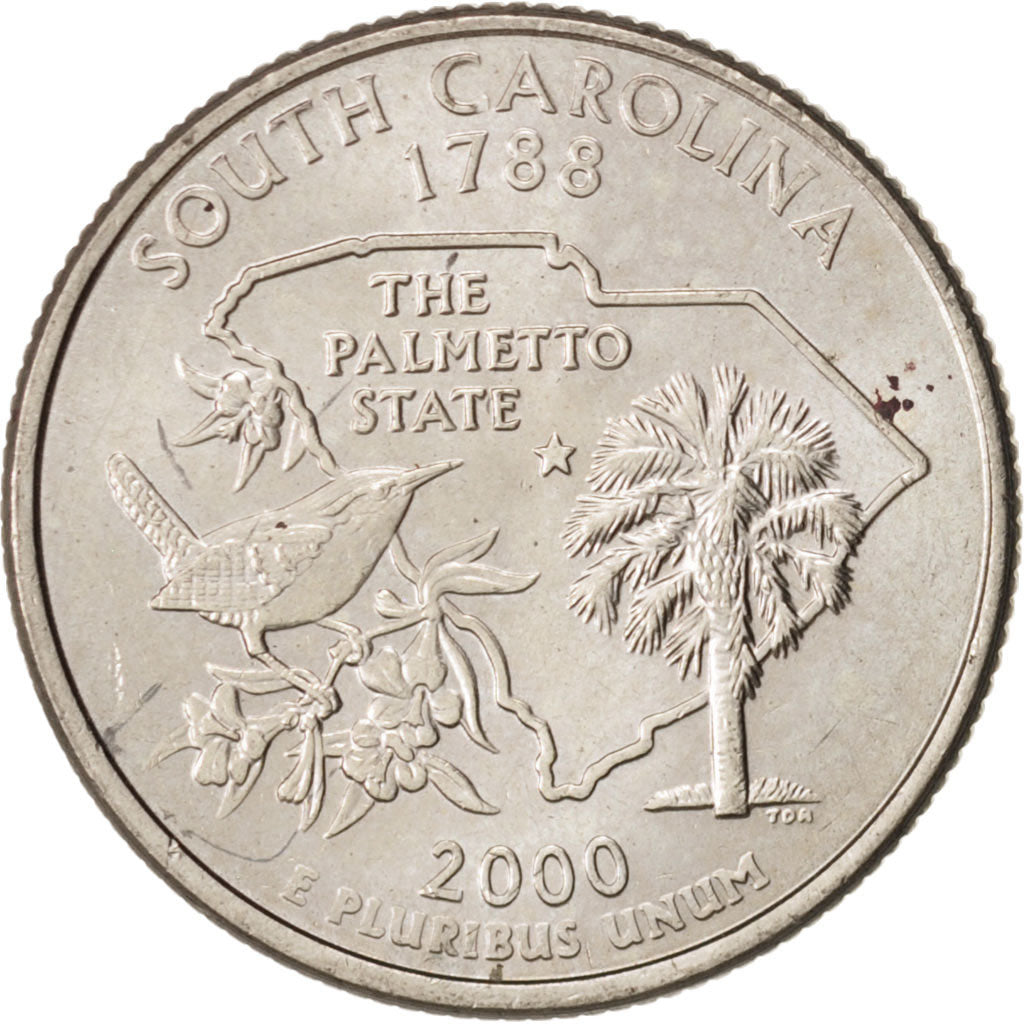 Coin, United States, Quarter, 2000, U.S. Mint, Denver, MS(64), Copper-Nickel