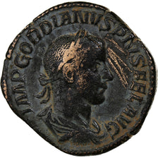 Gordiaans III, Sestertius, 244, Rome, Bronzen, ZF, RIC:335a
