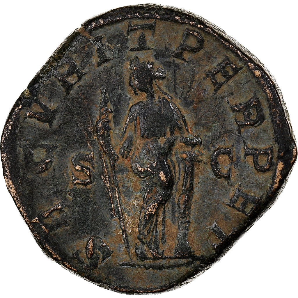 Gordian III, Sestertius, 244, Rome, Bronze, EF(40-45), RIC:335a