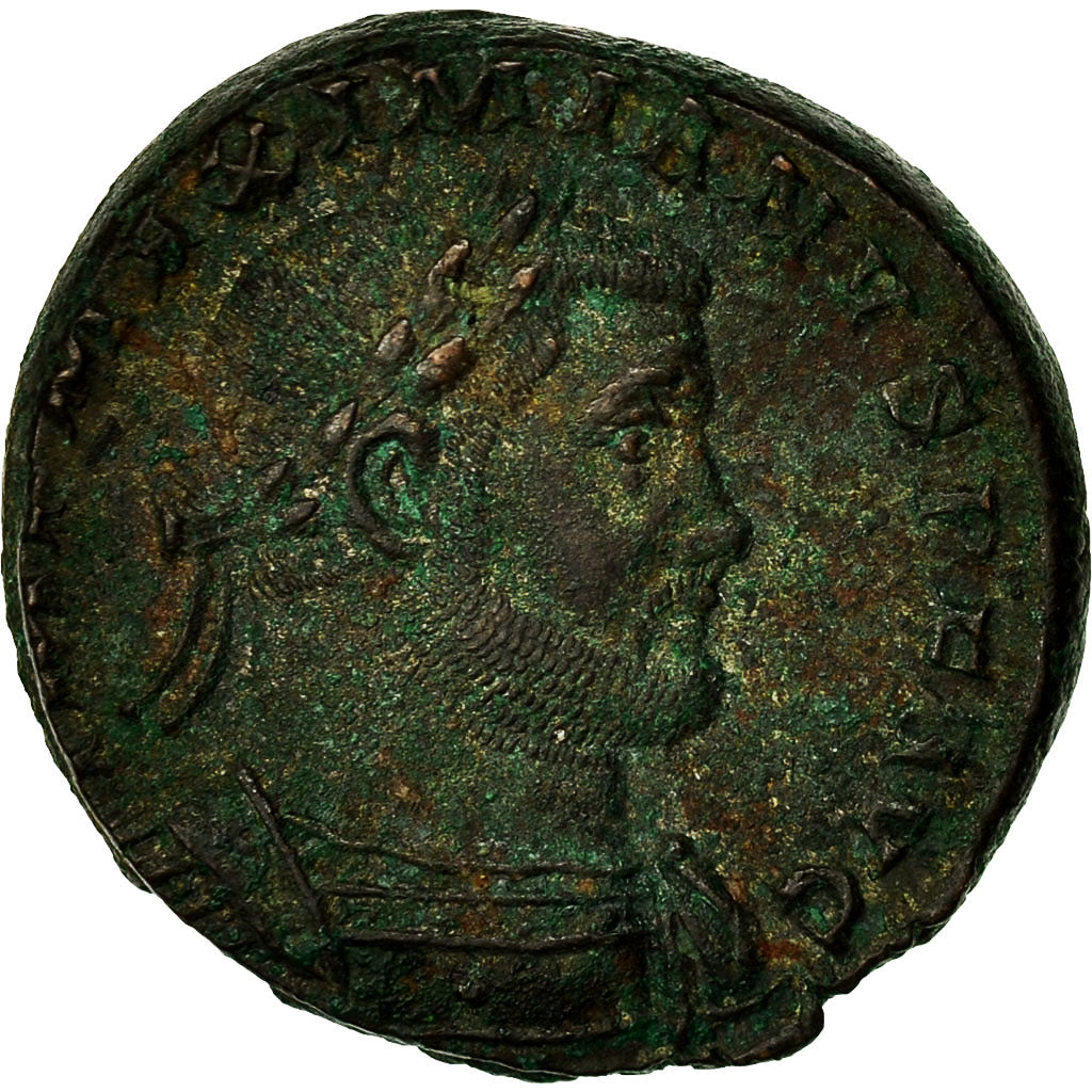 Monnaie, Maximien Hercule, Follis, 300-301, Trèves, TTB, Cuivre, RIC:438b