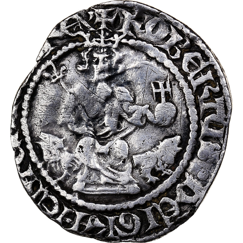 Italy, Robert d'Anjou, Gigliato, 1309-1343, Naples, Silver, EF(40-45)