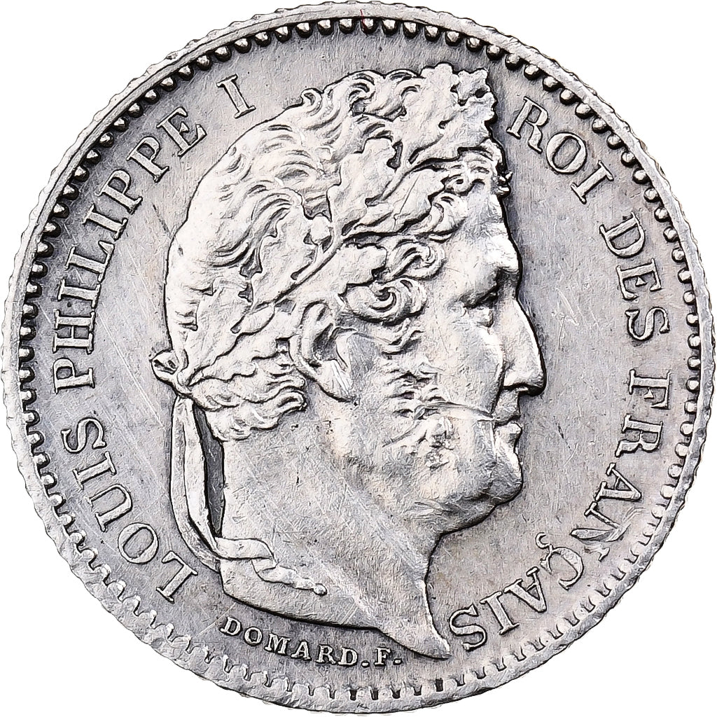 France, Louis-Philippe I, 25 Centimes, 1846, Paris, Silver, MS(60-62)