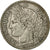Münze, Frankreich, Cérès, 5 Francs, 1849, Strasbourg, S+, Silber, KM:761.2
