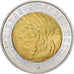 Coin, Ukraine, 5 Hryven, 2007, Kyiv, MS(63), Bi-Metallic, KM:453