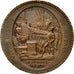 France, Monneron de 5 Sols, 1792, Birmingham, Bronze, AU(55-58), Brandon:223