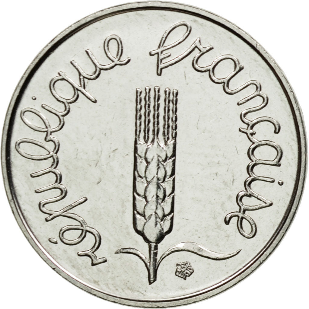 Coin, France, Épi, Centime, 1990, Paris, MS(63), Stainless Steel, KM:928