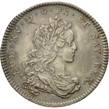 Francja, Token, Louis XV, Réunion des Marchands de Rouen, 1719, Srebro