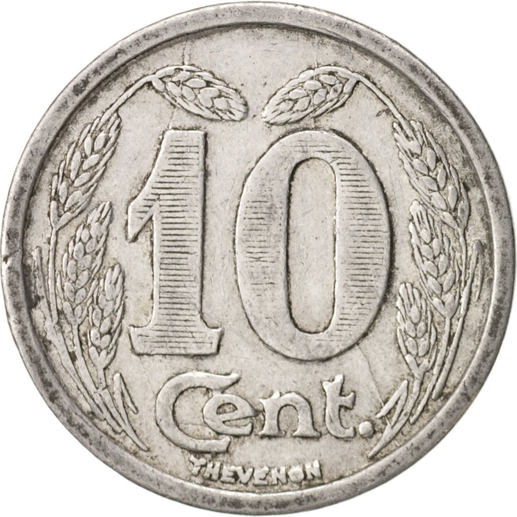 Münze, Frankreich, 10 Centimes, 1921, S+, Aluminium, Elie:10.2