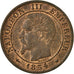 Coin, France, Napoleon III, Centime, 1854, Marseille, AU(55-58), Gadoury 86
