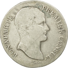 Francia, Napoleon I, 5 Francs, An 12, Nantes, Argento, MB, Gadoury:577