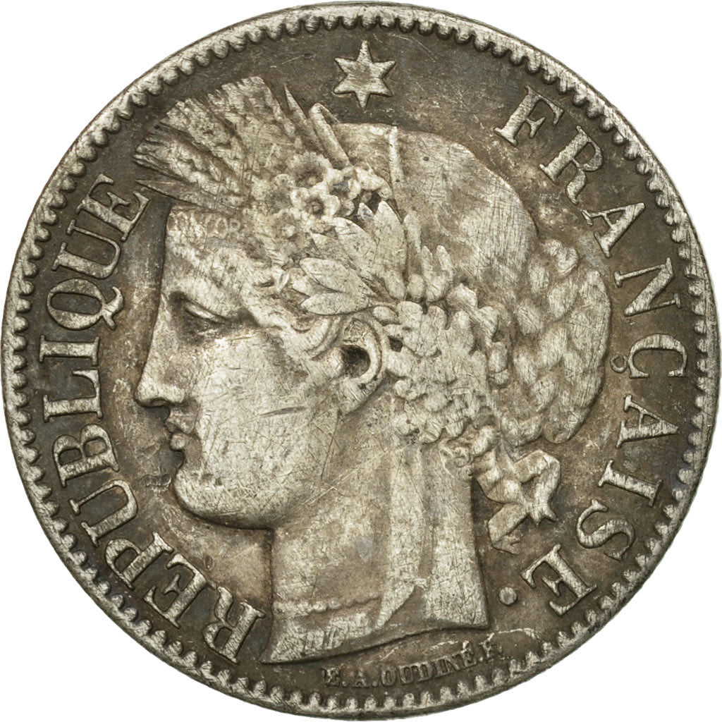 Monnaie, France, Cérès, 2 Francs, 1871, Paris, TB+, Argent, Gadoury:530