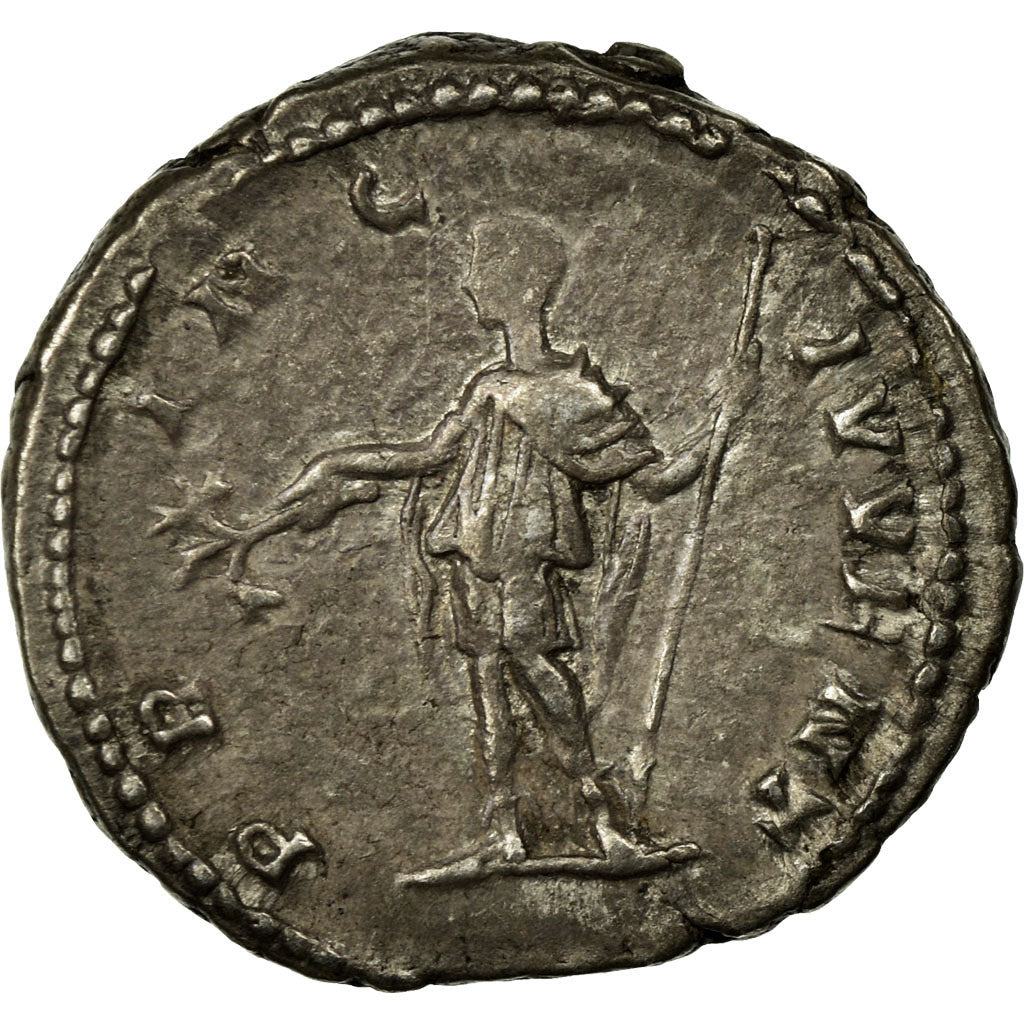 Geta, Denarius, 200-202, Rome, Silver, AU(50-53), RIC:15a