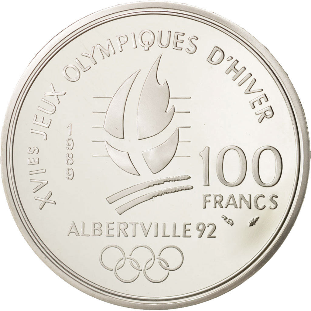 Coin, France, 100 Francs, 1989, MS(65-70), Silver, KM:972