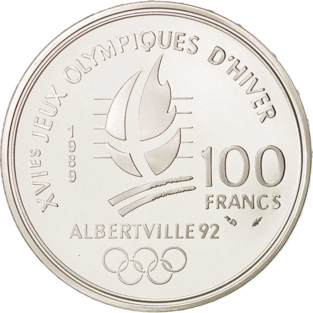 Coin, France, 100 Francs, 1989, MS(65-70), Silver, KM:971