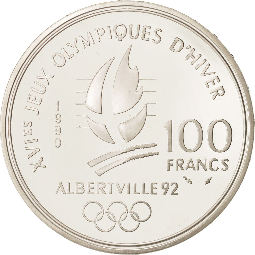 Coin, France, 100 Francs, 1990, MS(65-70), Silver, KM:983
