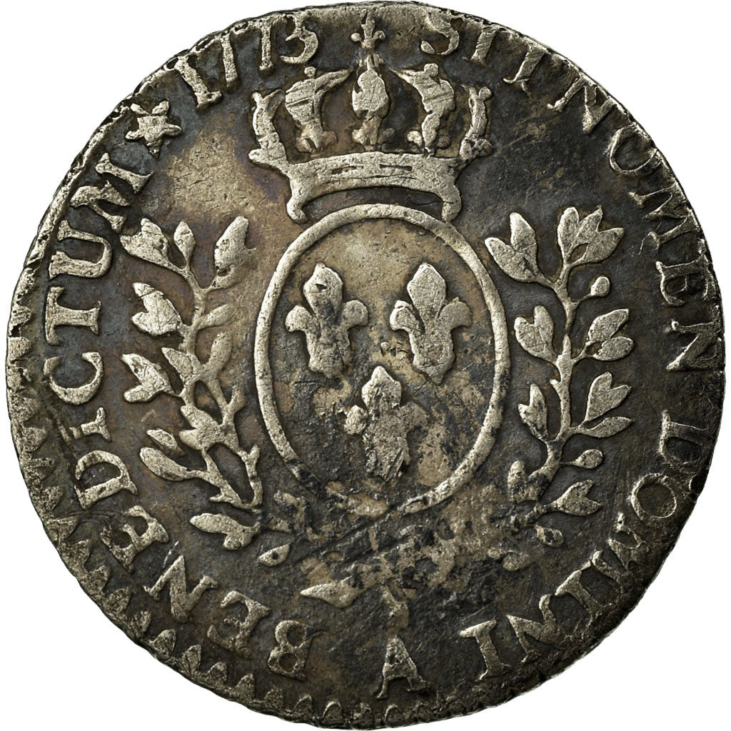 France, Louis XV, 1/20 Écu à la vieille tête, 1773, Paris, 2ème semestre