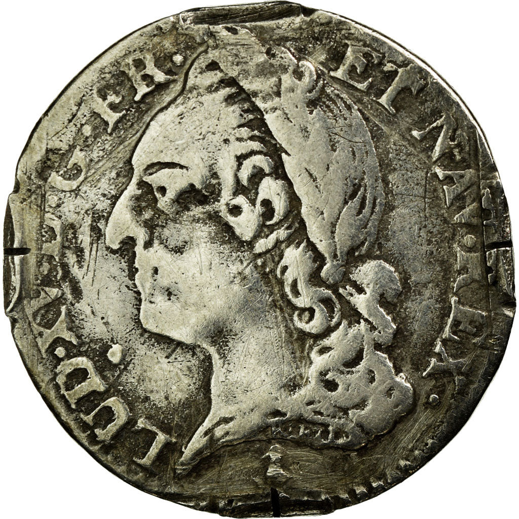 Coin, France, Louis XV, 1/10 Écu à la vieille tête, 12 Sols, 1772, Paris