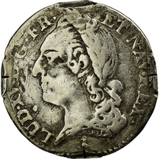 Coin, France, Louis XV, 1/10 Écu à la vieille tête, 12 Sols, 1772, Paris
