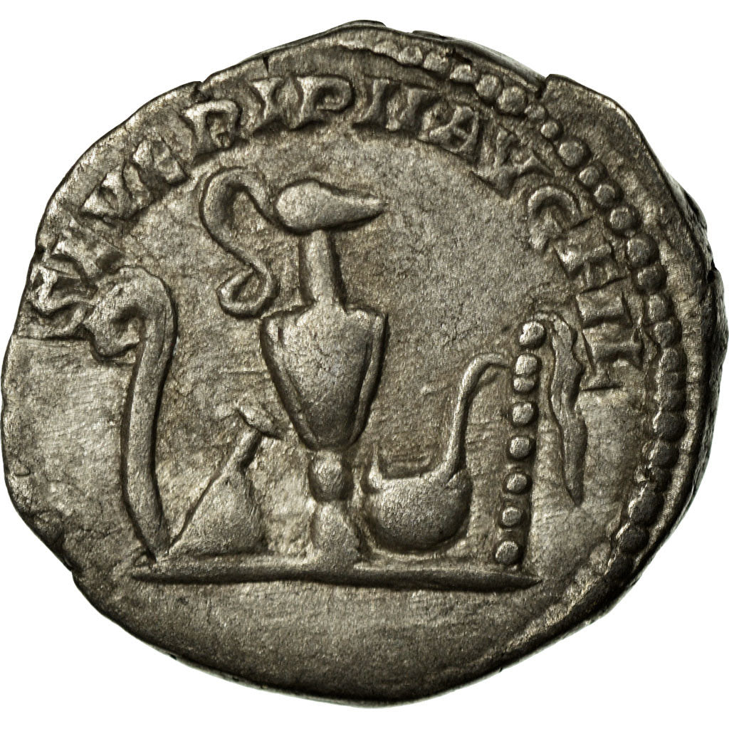 Geta, Denarius, 203, Rome, Silver, AU(50-53), RIC:107