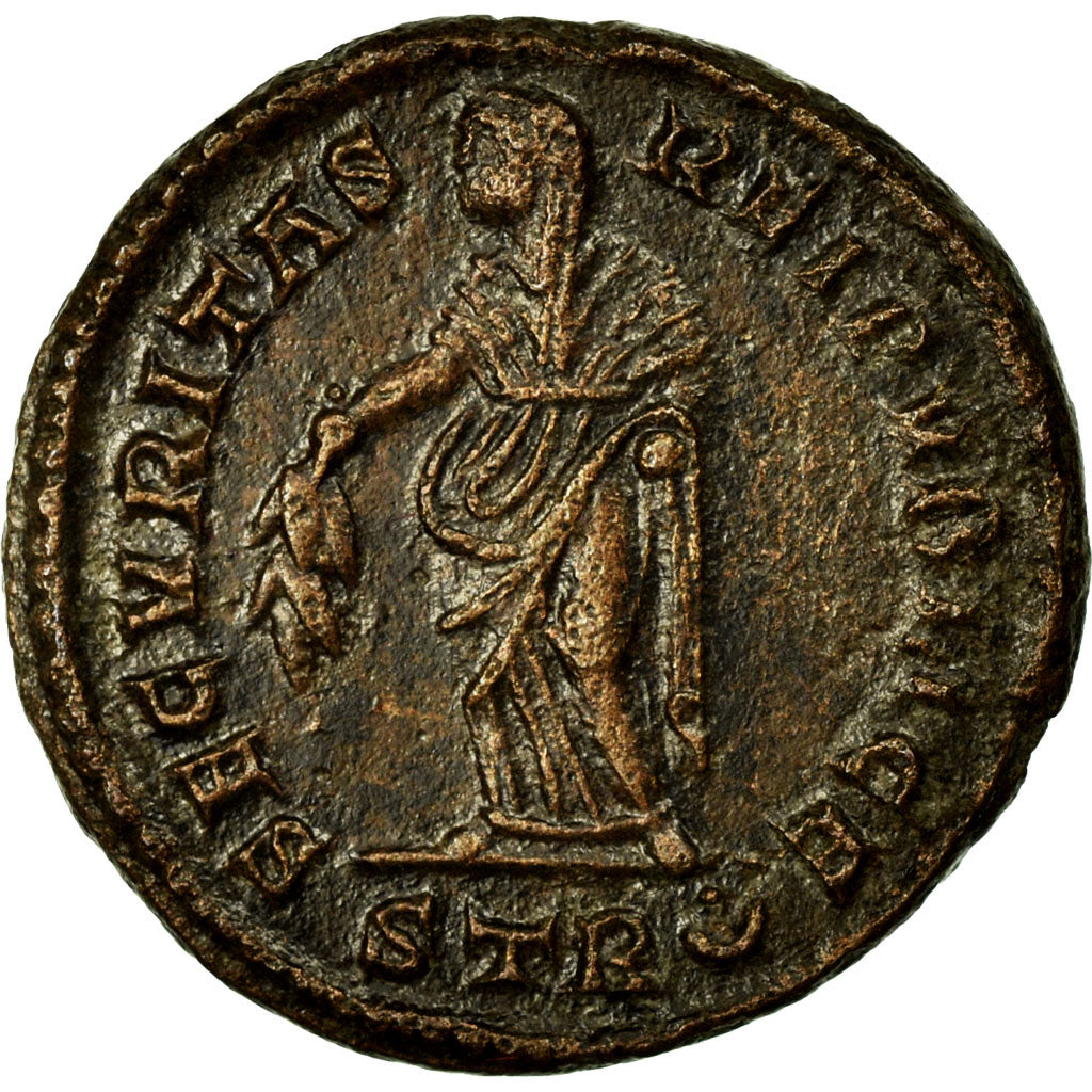 Helena, Follis, 326, Trier, Bronze, AU(55-58), RIC:481
