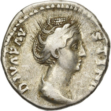 Diva Faustina I, Denarius, 141, Rome, Silver, EF(40-45), RIC:377
