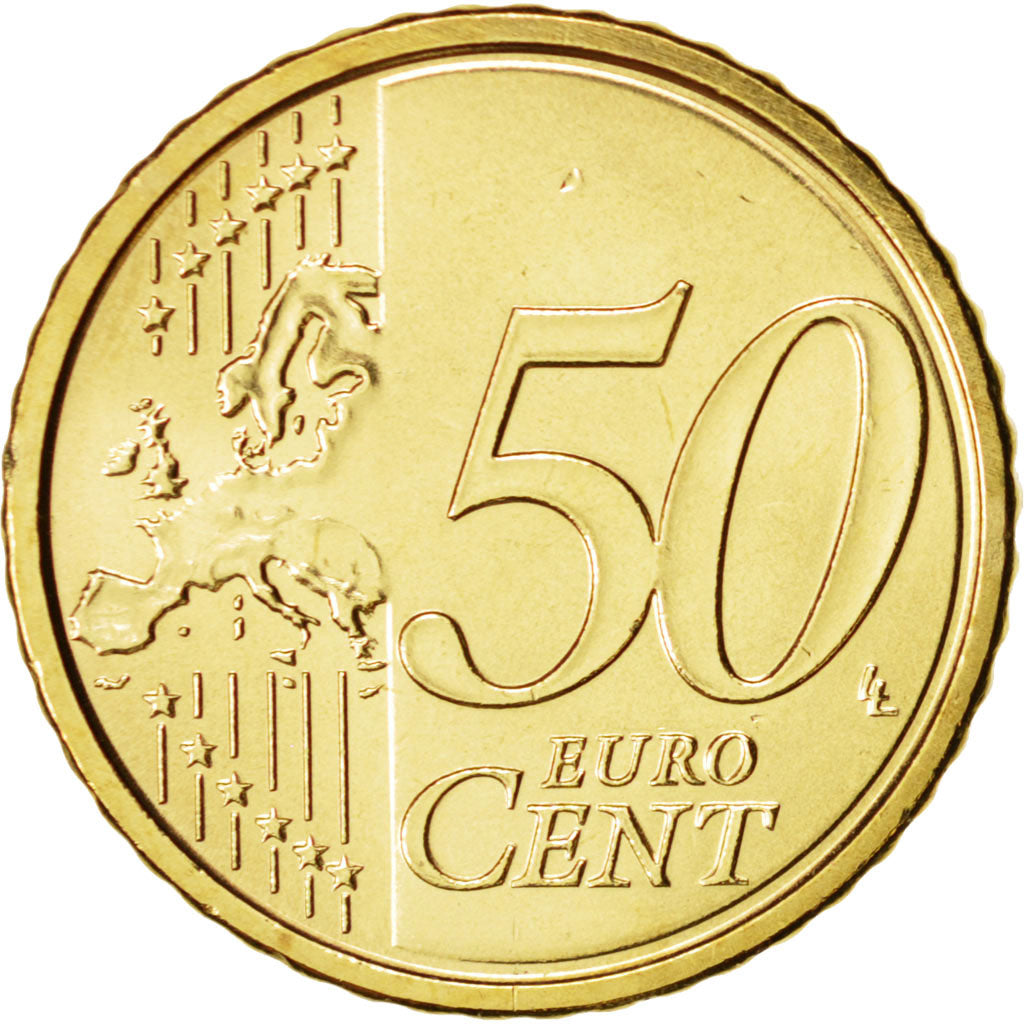 VATICAN CITY, 50 Euro Cent, 2011, MS(65-70), Brass, KM:387
