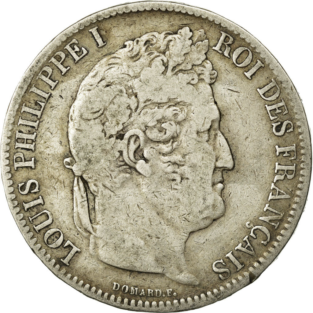 Monnaie, France, Louis-Philippe, 5 Francs, 1831, Lille, TB, Argent