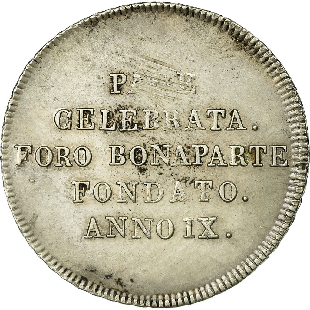 Cisalpine Republic, 30 Soldi, AN IX (1801), Milan, Silver, EF(40-45), KM:1