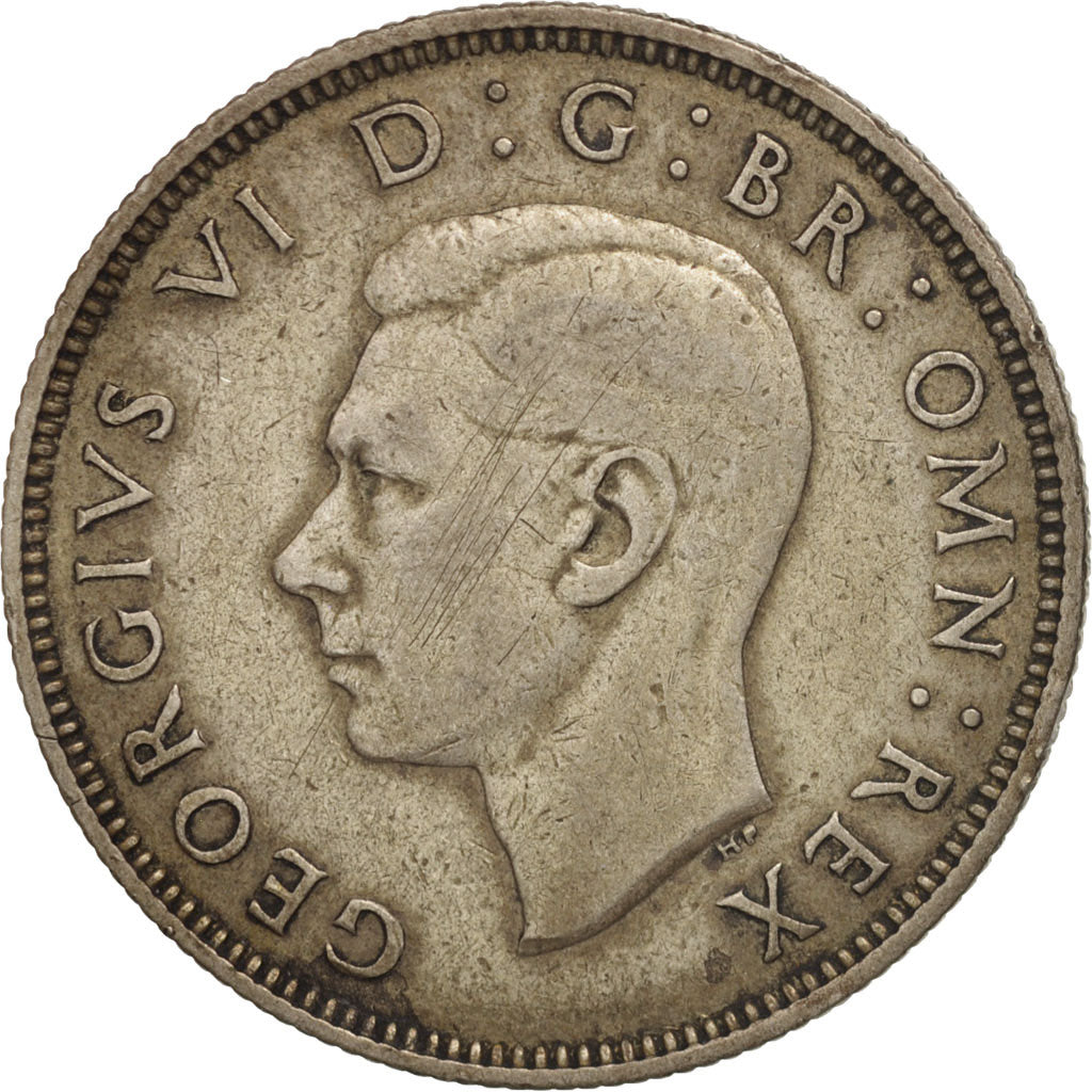 Coin, Great Britain, George VI, Florin, Two Shillings, 1939, VF(30-35), Silver