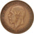 Monnaie, Grande-Bretagne, George V, Penny, 1929, TB+, Bronze, KM:838